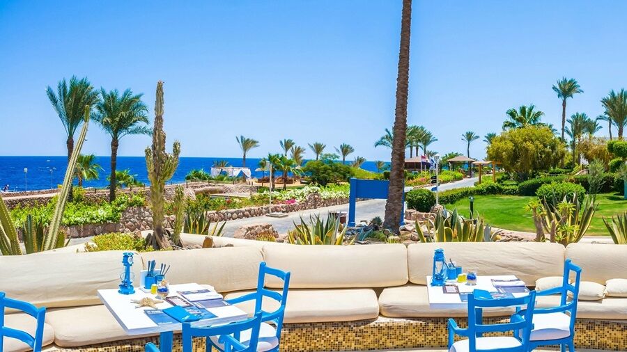 Renaissance Sharm El Sheikh Golden View Beach Resort Exterior photo View of the Red Sea from the resort